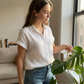 👔 LIMITED-TIME 50% OFF! 💥 Women's Summer Casual Short Sleeve Shirt – Button-Down, Roll-Up Sleeves, Breathable ✨