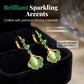 🍃 LIMITED-TIME 50% OFF! 💥 Elegant Ginkgo Leaf Tassel Earrings – Green Stone, Lightweight, Nature-Inspired ✨