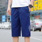 🏃 LIMITED-TIME 50% OFF! 💥 Men's Lightweight Quick Dry Athletic Cropped Pants – Ice Cooling, Stretch, Zipper Pockets ✨