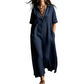👗 LIMITED-TIME 50% OFF! 💥 Women's Elegant Cotton Linen Short Sleeve Lapel Dress – Breathable, Flowy, Hidden Pockets ✨