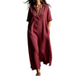 👗 LIMITED-TIME 50% OFF! 💥 Women's Elegant Cotton Linen Short Sleeve Lapel Dress – Breathable, Flowy, Hidden Pockets ✨