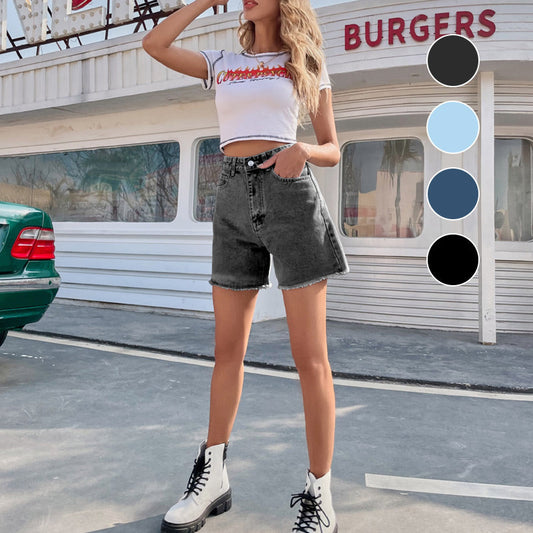 👖 50% OFF NOW! 🌞 Women's Classic High-Waist Cotton Shorts – Breathable, Versatile & Perfect Summer Wardrobe Essential 👚