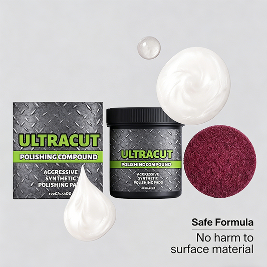 💥 LIMITED-TIME 50% OFF! ✨ All-in-One Surface Restoration Polish with Pad – Multi-Surface, Scratch Removal, Protective Shield 💎