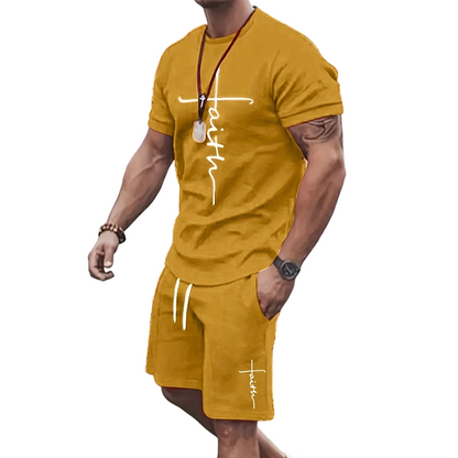 💪 LIMITED-TIME 50% OFF! 💥 Men's Summer Casual Sports Set – 3D Digital Print, Breathable, Relaxed Fit ✨