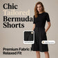 🩳 LIMITED-TIME 50% OFF! 💥 Women's Loose Fit Bermuda Shorts – High-Waist, Front Pleats, Breathable ✨
