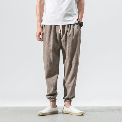 👖 LIMITED-TIME 50% OFF! 💥 Men's Comfort Drawstring Casual Pants – Tapered Cuff, Slant Pockets, Versatile ✨