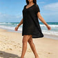 🏖️ LIMITED-TIME 50% OFF! 💥 Women's Hollow Out Beach Cover Up Crewneck – Crochet Pattern, Sun Protection, Quick Dry ✨