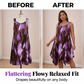 👗 LIMITED-TIME 50% OFF! 💥 Elegant Gradient Print Sleeveless Dress – Asymmetrical Hem, O-Ring Straps, Flow Fit ✨