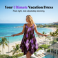 👗 LIMITED-TIME 50% OFF! 💥 Elegant Gradient Print Sleeveless Dress – Asymmetrical Hem, O-Ring Straps, Flow Fit ✨