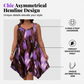👗 LIMITED-TIME 50% OFF! 💥 Elegant Gradient Print Sleeveless Dress – Asymmetrical Hem, O-Ring Straps, Flow Fit ✨