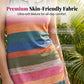 👗 LIMITED-TIME 50% OFF! 💥 Women's Breathable Comfort Striped Maxi Dress – V-Neck, Multi-Color, Side Slit ✨