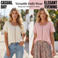 👕 LIMITED-TIME 50% OFF! 💥 Women's Casual Bohemian Hollow-Out Top – Lace Trim, Relaxed Fit, Breathable ✨