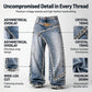 Women's Rhinestone Wide Leg Jeans