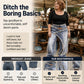 Women's Rhinestone Wide Leg Jeans