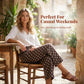 👖 LIMITED-TIME 50% OFF! 💥 Women's Casual Polka Dot Wide Leg Pants – Vintage, High Elastic Waist, Side Pockets ✨