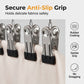 🎉 2026 Sale — Over 37,000 Sold! 👔 Multi-Clip Wooden Hanger – 10 Sturdy Clips for Ties, Belts & Scarves 🧦