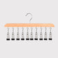 🎉 2026 Sale — Over 37,000 Sold! 👔 Multi-Clip Wooden Hanger – 10 Sturdy Clips for Ties, Belts & Scarves 🧦
