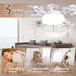 🌀 LIMITED-TIME 50% OFF! 💥 Remote-Controlled LED Ceiling Fan Light – Foldable Blades, Smart Adjustments, Eye-Friendly ✨