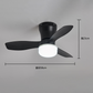 🌀 LIMITED-TIME 50% OFF! 💥 Remote-Controlled LED Ceiling Fan Light – Foldable Blades, Smart Adjustments, Eye-Friendly ✨