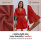 👗 LIMITED-TIME 50% OFF! ✨ Chic V-Neck Dress with Lace Cutout Details