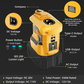 🔋 LIMITED-TIME 50% OFF! 💥 300W Portable Power Inverter – 18V Battery Converter, AC/USB/DC, Compact ✨