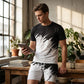 👕 LIMITED-TIME 50% OFF! 💥 Men's Summer Dynamic Print Casual Set – 3D Brushstroke, Soft Fabric, Ergonomic Fit ✨