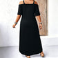 👗 LIMITED-TIME 50% OFF! 💥 Elegant V-Neck Off-Shoulder Maxi Dress – Cold Shoulder, Flowy, Versatile ✨