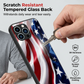 📱 LIMITED-TIME 50% OFF! 💥 Vibrant Patriotic Glass Phone Case – Tempered Glass, Shockproof TPU, Anti-Fingerprint ✨