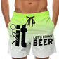 🩳 LIMITED-TIME 50% OFF! 💥 Men's 3D Graphic Printed Casual Shorts – Quick-Dry, Elastic Waist, Vibrant Print ✨