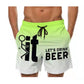 🩳 LIMITED-TIME 50% OFF! 💥 Men's 3D Graphic Printed Casual Shorts – Quick-Dry, Elastic Waist, Vibrant Print ✨