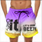 🩳 LIMITED-TIME 50% OFF! 💥 Men's 3D Graphic Printed Casual Shorts – Quick-Dry, Elastic Waist, Vibrant Print ✨