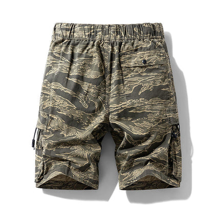 🩳 LIMITED-TIME 50% OFF! 💥 Trendy Camouflage Cargo Shorts – Cotton Blend, Utility Pockets, Drawstring Waist ✨