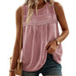 👚 LIMITED-TIME 50% OFF! 💥 Women's Sleeveless Lace Trim Tank Top – Solid Colors, Breathable, Versatile ✨