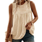 👚 LIMITED-TIME 50% OFF! 💥 Women's Sleeveless Lace Trim Tank Top – Solid Colors, Breathable, Versatile ✨