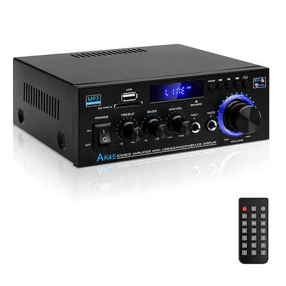 🎤 LIMITED-TIME 60% OFF! 💥 Digital Amplifier for Karaoke and Music – Bluetooth, Dual Mic, EQ Controls ✨