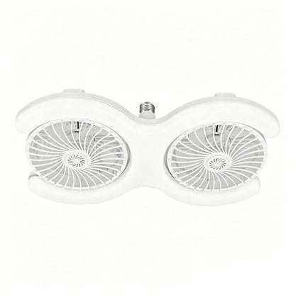 💡 LIMITED-TIME 50% OFF! 🌀 Dual-Head LED Ceiling Fan with Light – Super Wind, Quiet, E27 Screw Install ✨
