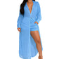 👗 LIMITED-TIME 50% OFF! 💥 Chic Sheer Long Shirt Set – Sheer Cardigan, High-Waist Shorts, Vacation Essential ✨