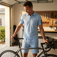 👕 LIMITED-TIME 50% OFF! ✨ Men's Casual Short-Sleeve Shorts Set – Breathable Cotton Blend, Classic Collar, Striped Accents 🌊