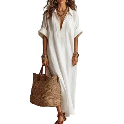 🎉 2026 Sale — Over 25,000 Sold! 💃 Women's Minimalist Solid Color Maxi Dress – Effortlessly Chic ✨