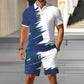 👕 LIMITED-TIME 50% OFF! ✨ Men's Summer Breathable Shirt & Shorts Set – Classic Collar, Drawstring Shorts, Coordinated 🌊