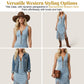 Retro Western Tassel Sleeveless Slim Dress