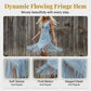 Retro Western Tassel Sleeveless Slim Dress