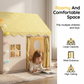 🏰 LIMITED-TIME 50% OFF! ✨ Dream Play Tent for Kids – Fairy Lights, Roomy Interior, Gingham Style 🌟
