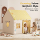 🏰 LIMITED-TIME 50% OFF! ✨ Dream Play Tent for Kids – Fairy Lights, Roomy Interior, Gingham Style 🌟