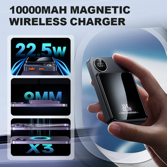 🎉 2026 Sale — Over 89,000 Sold! 🧲 Professional Magnetic Charger for Travelers – 22.5W Fast Charge & 15W Wireless ⚡