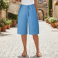 🩳 LIMITED-TIME 50% OFF! ✨ Women's Casual Drawstring Shorts – Lightweight, Wide Leg, Adjustable Waist 🌿