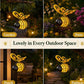 🐝 LIMITED-TIME 50% OFF! ☀️ Hanging Solar Bee Light – Heart Wings, Metal, Weather Resistant 🌸