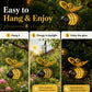 🐝 LIMITED-TIME 50% OFF! ☀️ Hanging Solar Bee Light – Heart Wings, Metal, Weather Resistant 🌸