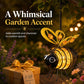 🐝 LIMITED-TIME 50% OFF! ☀️ Hanging Solar Bee Light – Heart Wings, Metal, Weather Resistant 🌸