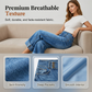 🎉 2026 Sale — Over 37,000 Sold! 👖 Women's Wide Leg Cropped Jeans – Triple-Button High Waist ✨